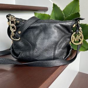 Michael Kors Genuine leather Crossbody shoulder bag handbag purse back